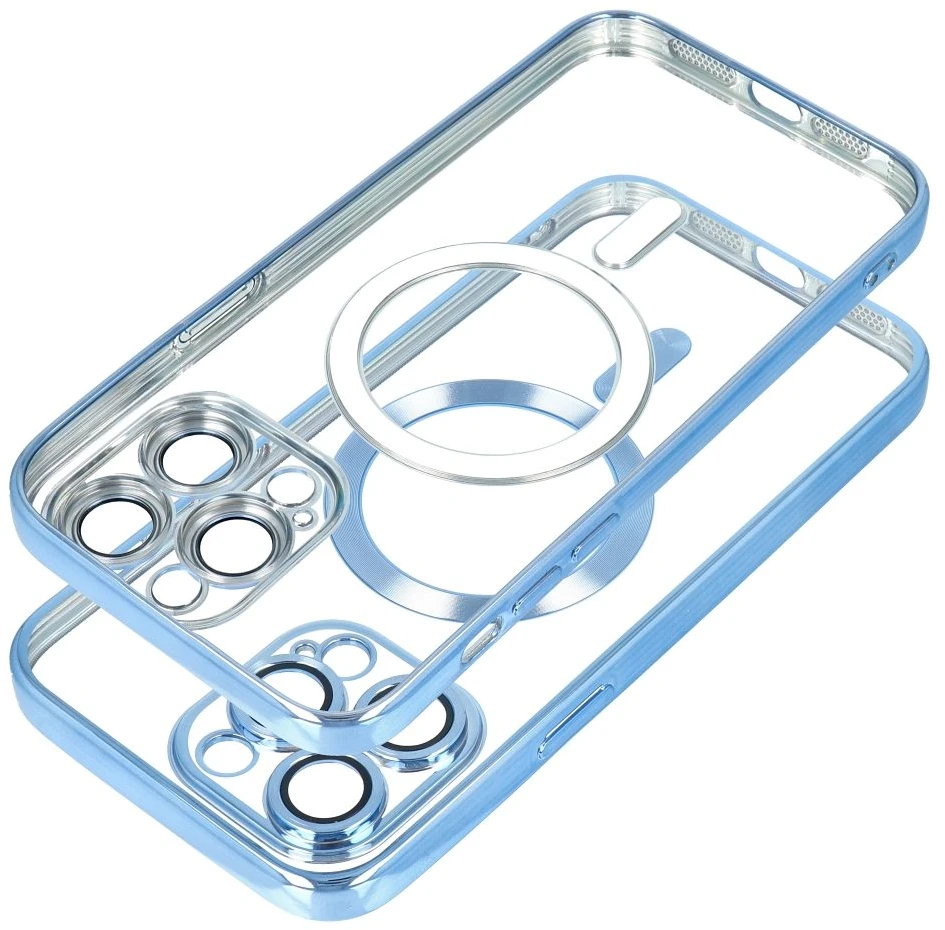 Dėklas Oem Case for iPhone 17 Pro Max / 18 Pro Max Electro Mag Cover compatible with MagSafe dangaus mėlynas