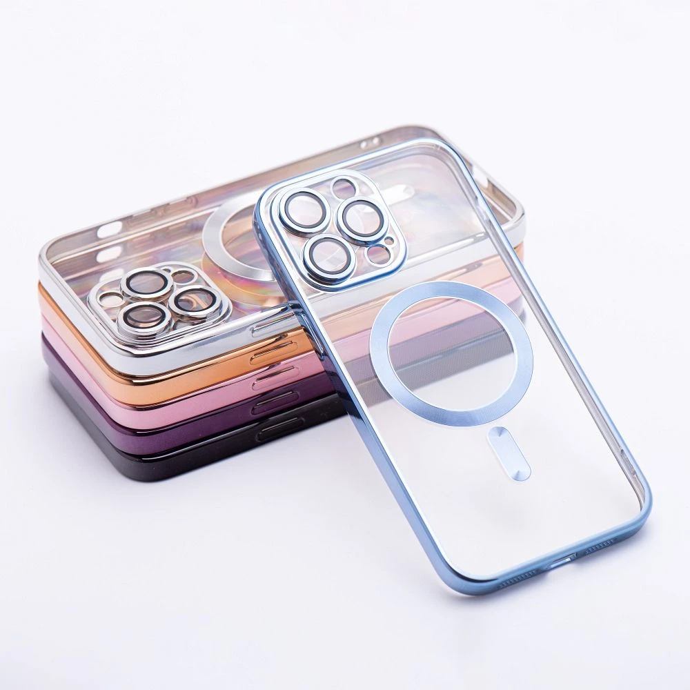 Dėklas Oem Case for iPhone 17 Pro Max / 18 Pro Max Electro Mag Cover compatible with MagSafe dangaus mėlynas