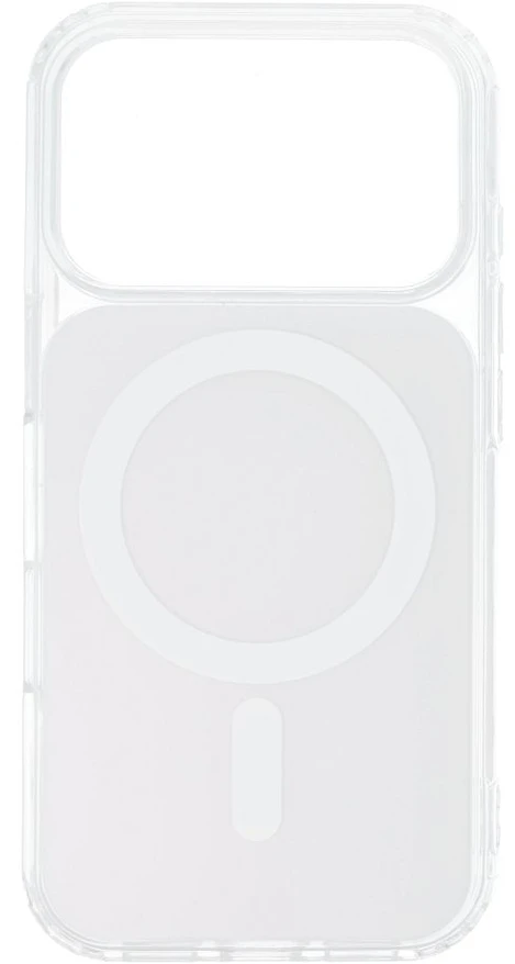 Dėklas Oem Case for iPhone 17 Pro Max / 18 Pro Max Clear Fusion Mag Cover compatible with MagSafe baltas