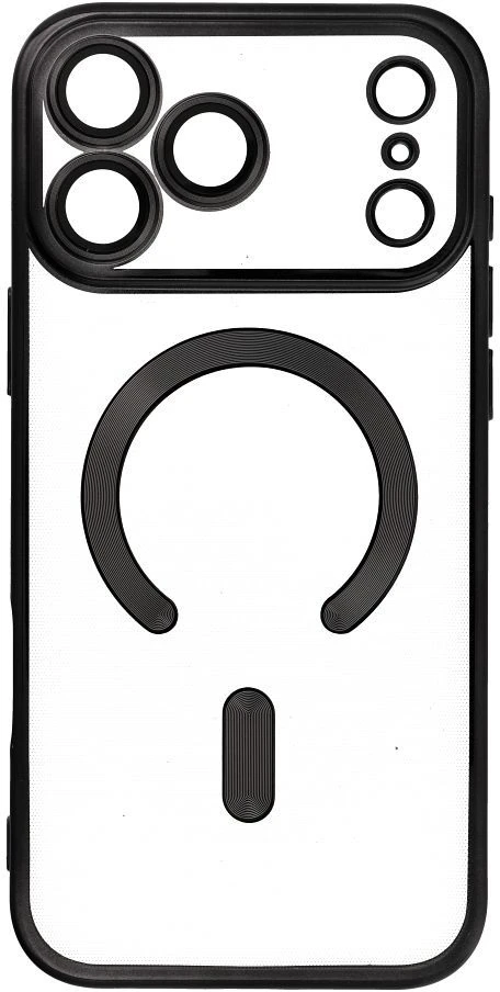 Oem dėklas, skirtas iPhone 17 Pro Max / 18 Pro Max Electro Mag dangtelis, suderinamas su MagSafe, juodas