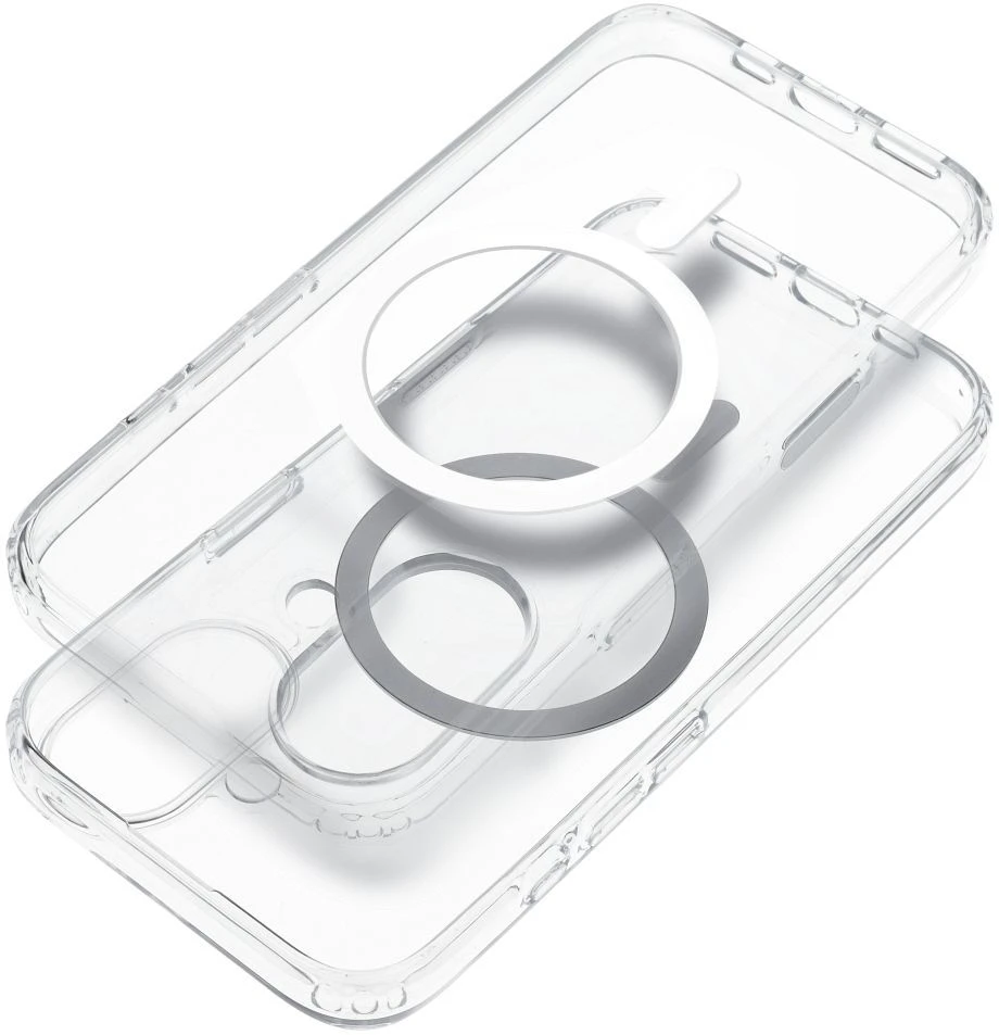 Dėklas Oem Case for iPhone 17 Pro Max / 18 Pro Max Clear Mag Cover (STR / CAMERA PROTECTION) compatible with MagSafe transparent