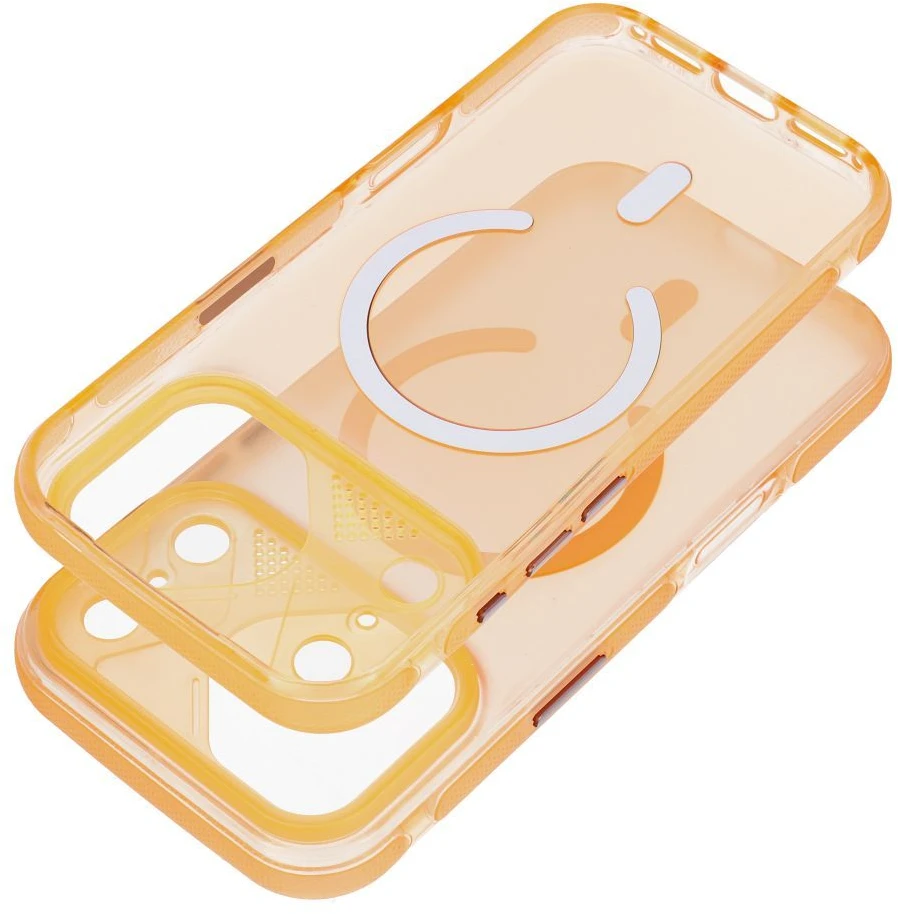 Prodigee Originalus „iPhone 17 Pro Max“ dėklas „Aurora“, suderinamas su „MagSafe“, oranžinis