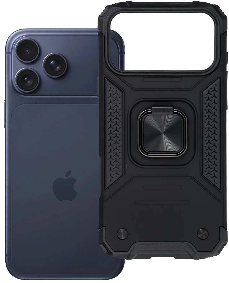 OEM dėklas, skirtas iPhone 17 Pro Max / 18 Pro Max (žemas kameros kraštas) Nitro juodas