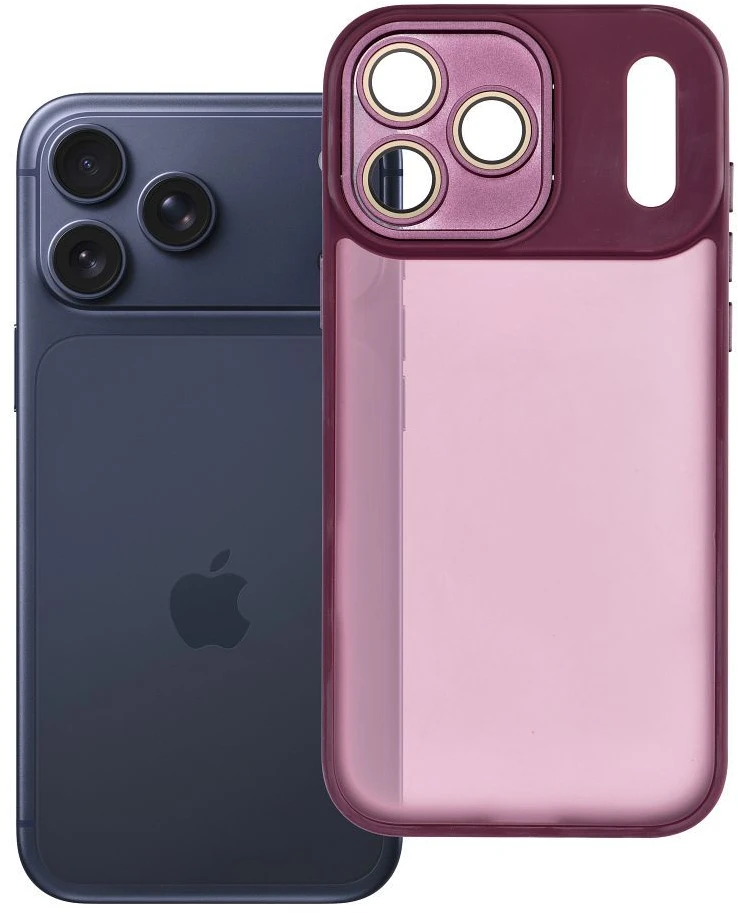 Dėklas Oem Case for iPhone 17 Pro Max / 18 Pro Max (low camera edge) Variete violetinė