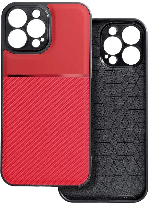 OEM dėklas, skirtas iPhone 17 Pro / 18 Pro (žemas kameros kraštas), kilnus raudonas