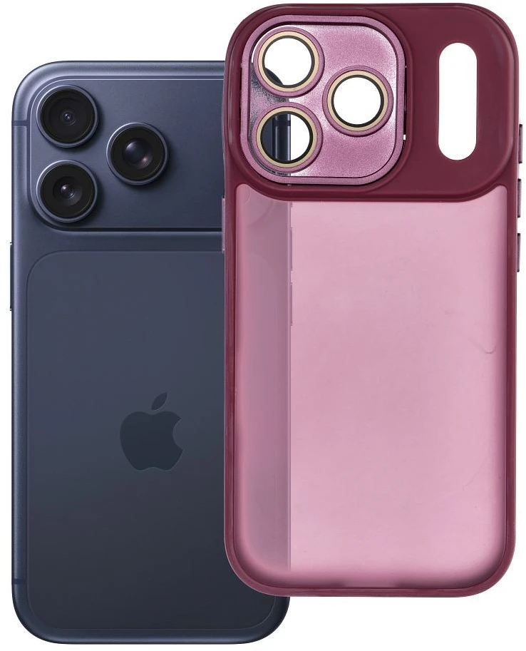 Dėklas Oem Case for iPhone 17 Pro / 18 Pro (low camera edge) Variete violetinė