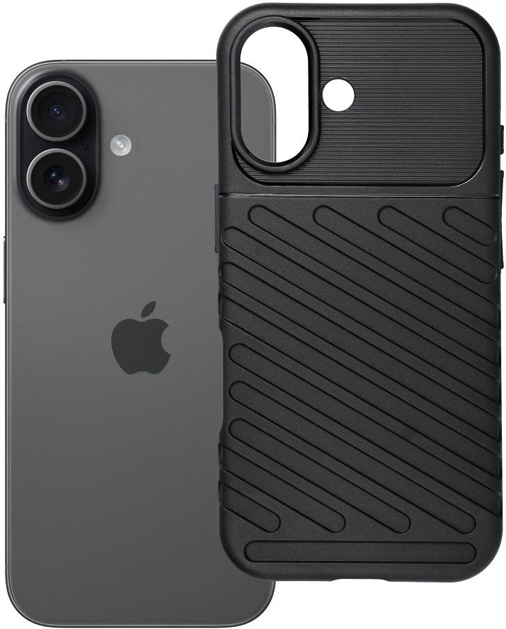 Dėklas Oem Case for iPhone 17 Thunder juodas