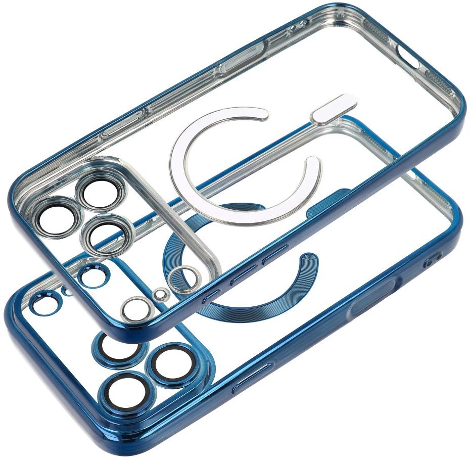 Oem dėklas, skirtas iPhone 18 Pro / 17 Pro Electro Mag dėklas, suderinamas su MagSafe, tamsiai mėlynas