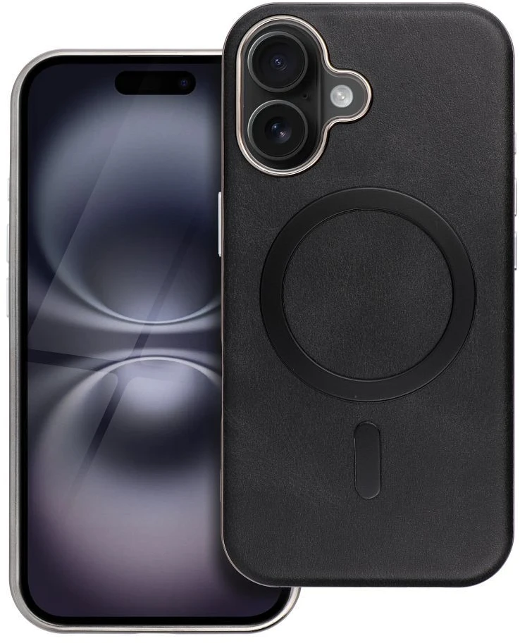 Dėklas Oem Case for iPhone 18 Pro / 17 Pro Gentleman Mag Cover compatible with MagSafe juodas