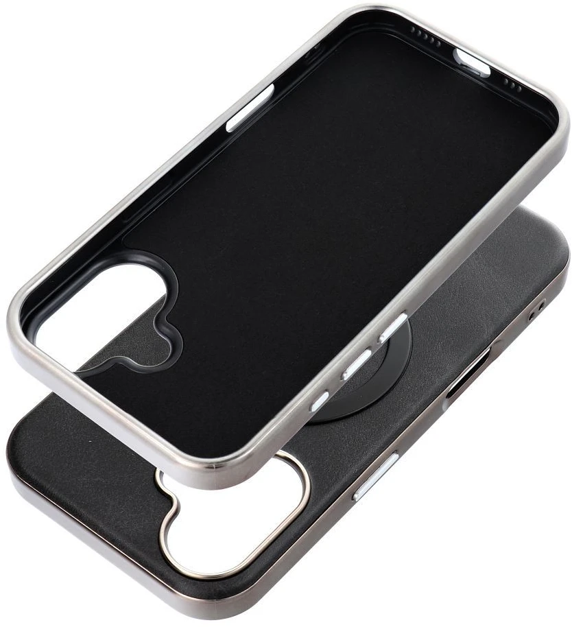 Dėklas Oem Case for iPhone 18 Pro / 17 Pro Gentleman Mag Cover compatible with MagSafe juodas