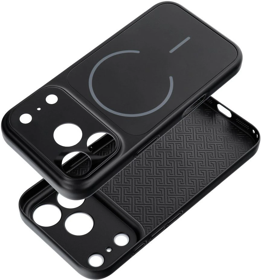 Dėklas Oem Case for iPhone 18 Pro / 17 Pro Make 18 compatible with MagSafe juodas