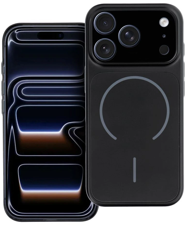 Dėklas Oem Case for iPhone 18 Pro / 17 Pro Make 18 compatible with MagSafe juodas