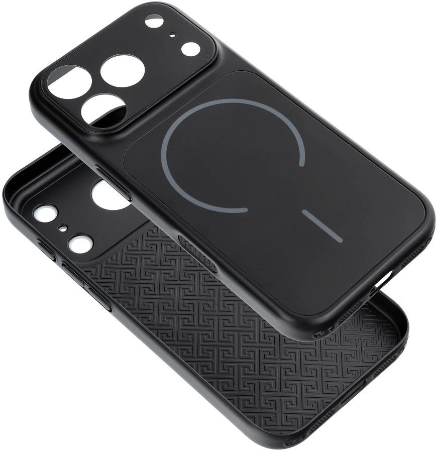 Dėklas Oem Case for iPhone 18 Pro / 17 Pro Make 18 compatible with MagSafe juodas