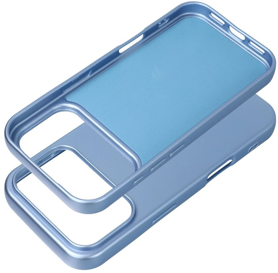 Oem dėklas, skirtas iPhone 18 Pro / 17 Pro, silikoninis, šviesiai mėlynas