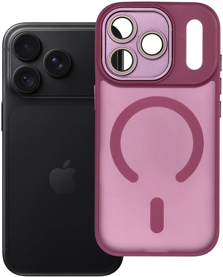 Dėklas Oem Case for iPhone 18 Pro / 17 Pro Variete Mag Cover compatible with MagSafe violetinė