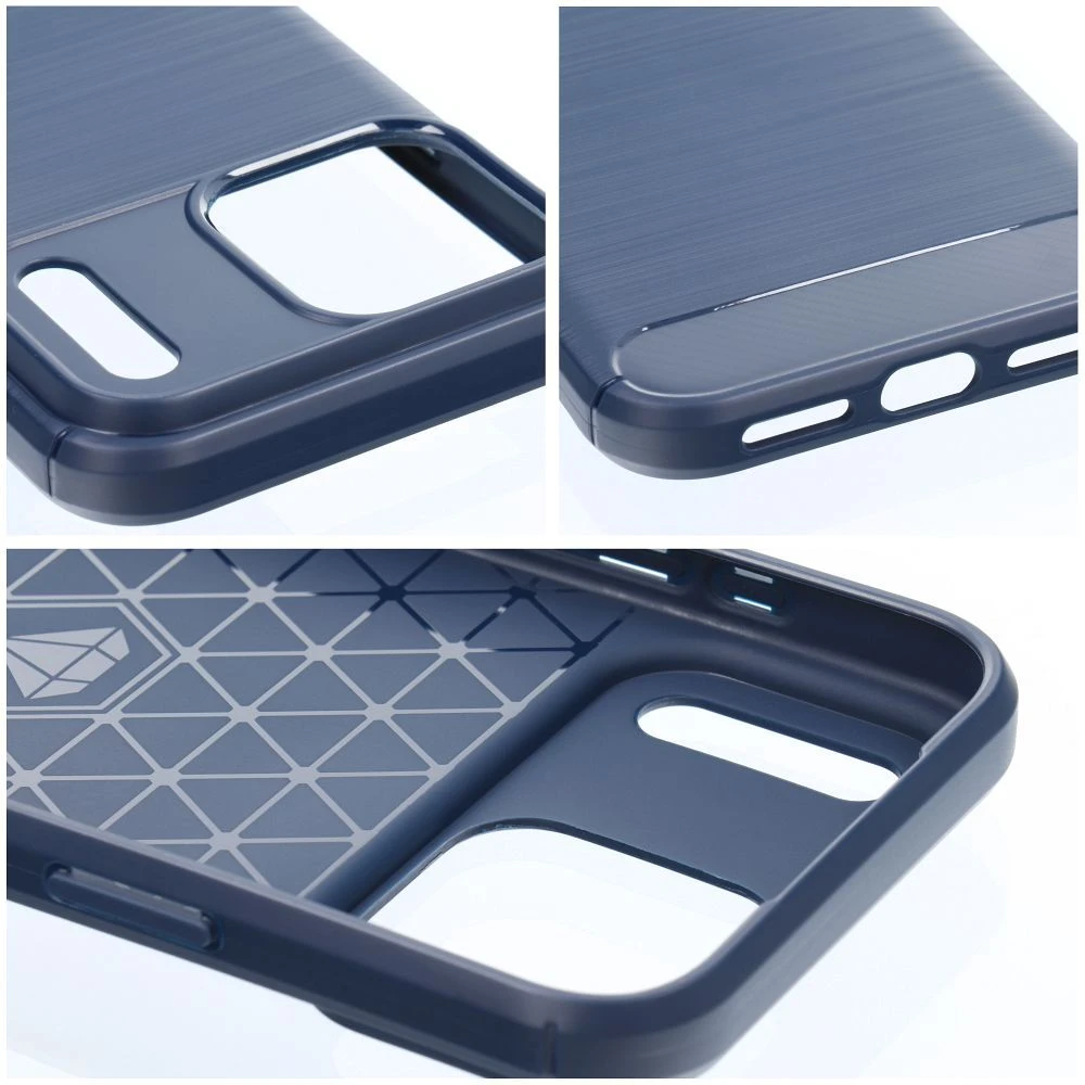 Dėklas Oem Case for iPhone 18 Pro Max / 17 Pro Max Carbon 2.0 navy mėlynas