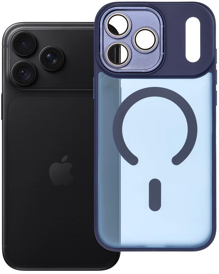 Dėklas Oem Case for iPhone 18 Pro Max / 17 Pro Max Variete Mag Cover compatible with MagSafe tamsiai mėlynas