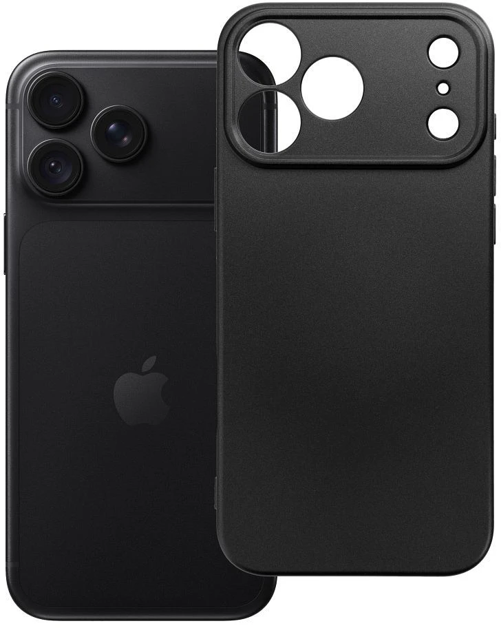 Dėklas Oem Case for iPhone 18 Pro Max / 17 Pro Max Metallic juoda