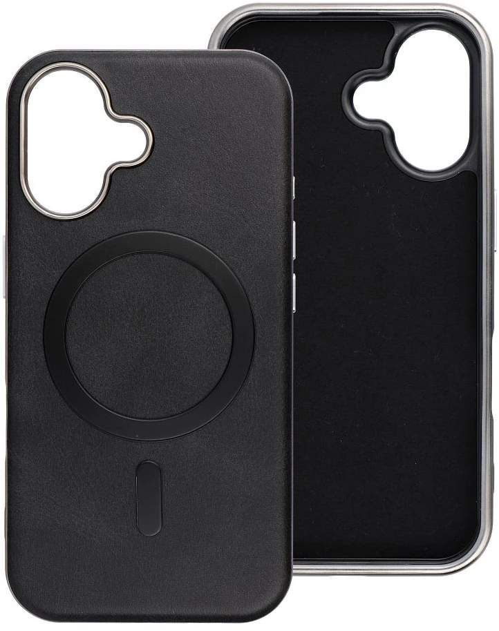 Dėklas Oem Case for iPhone 18 Pro Max / 17 Pro Max Gentleman Mag Cover compatible with MagSafe juodas