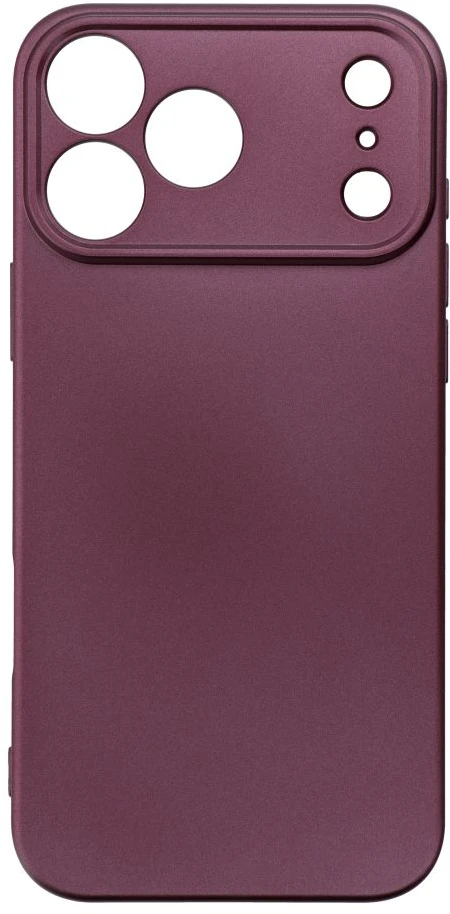 Dėklas Oem Case for iPhone 18 Pro Max / 17 Pro Max Metallic dark cherry