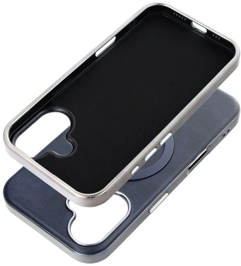 Dėklas Oem Case for iPhone 18 Pro Max / 17 Pro Max Gentleman Mag Cover compatible with MagSafe navy mėlynas