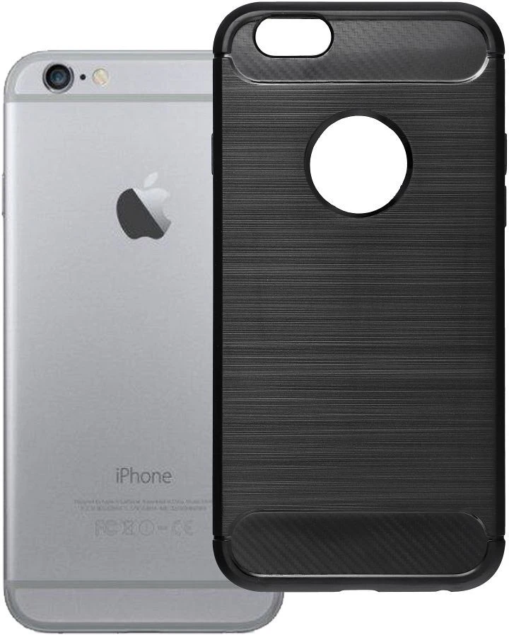 OEM dėklas iPhone 6/6S Carbon 2.0 juodas