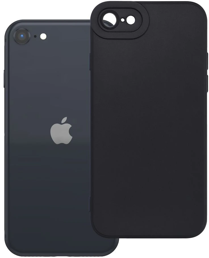 OEM dėklas iPhone 7 / 8 / SE 2020 / SE 2022 Matte 2.0 juodas