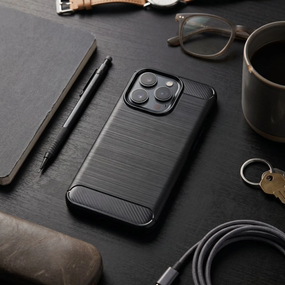 Dėklas Oem Case for IPHONE XR Carbon 2.0 juodas