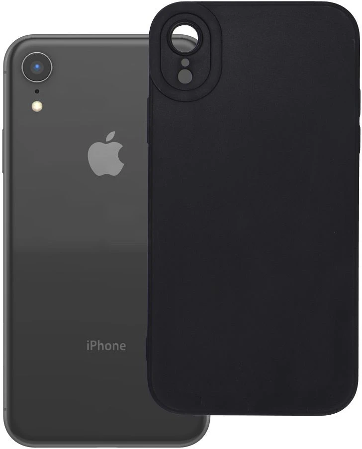 OEM dėklas, skirtas iPhone XR matinis 2.0 juodas