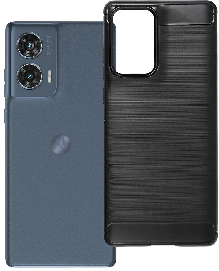 Dėklas Oem Case for Motorola EDGE 50 Fusion Carbon 2.0 juodas