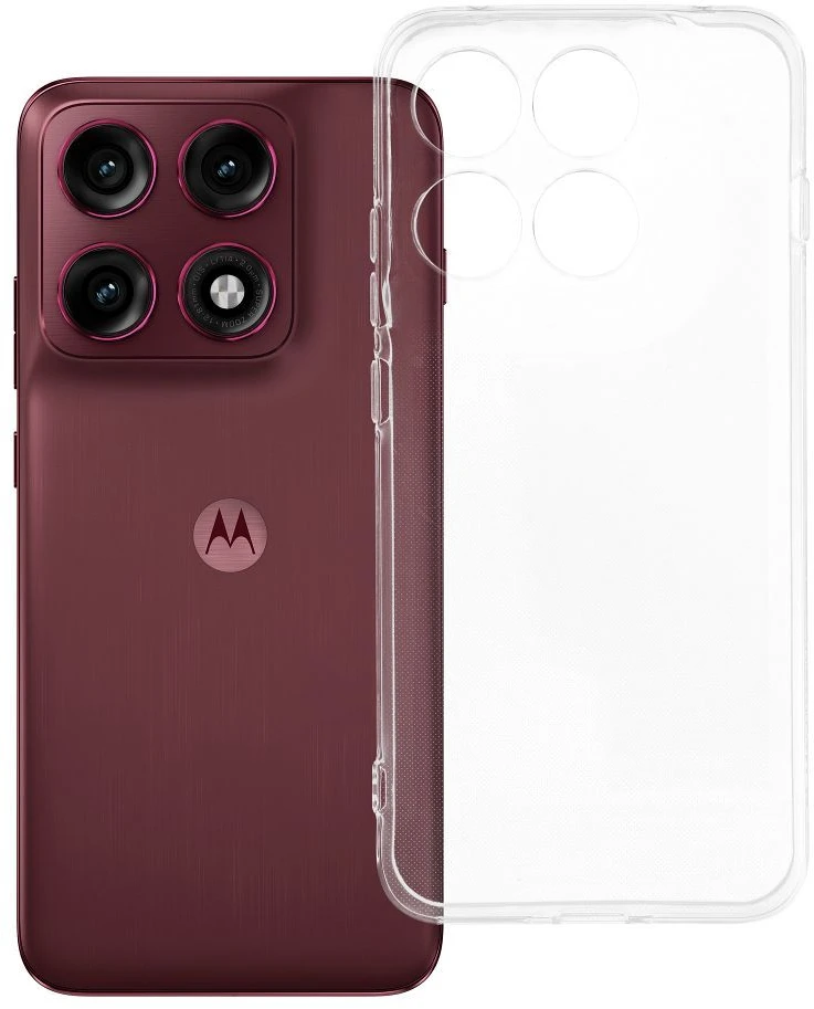 Oem dėklas, skirtas Motorola Edge 70 Pro 5G, skaidrus dėklas 2 mm (kameros apsauga) permatomas