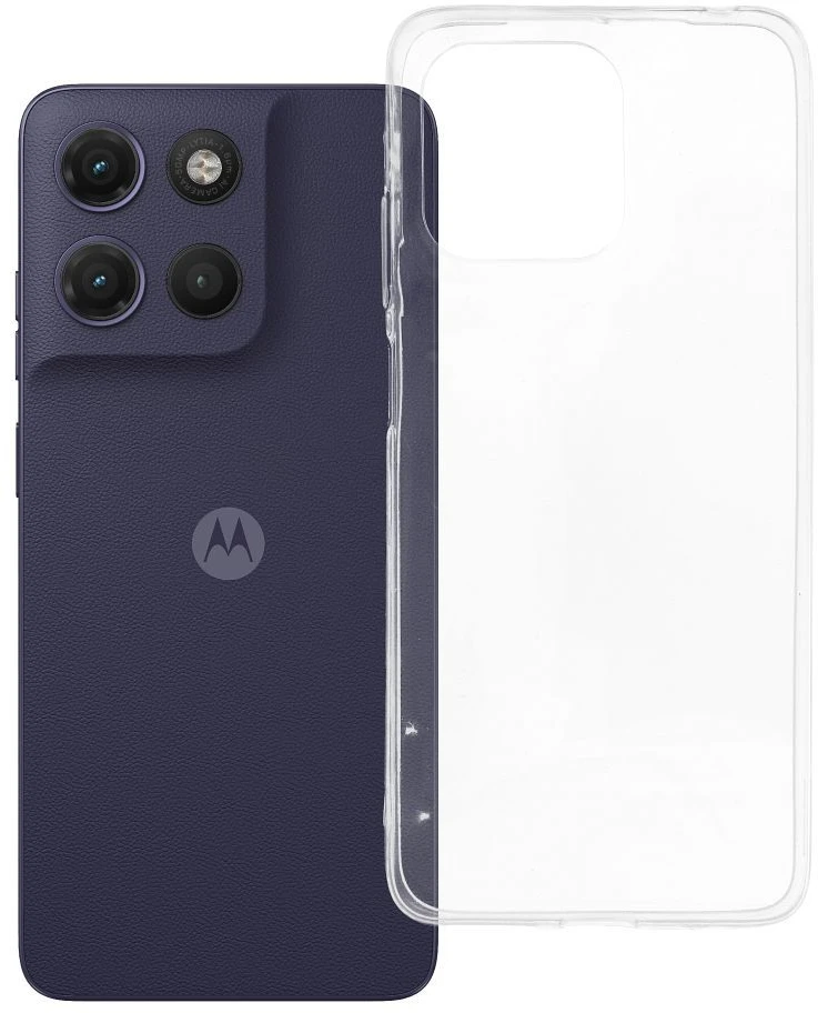 Dėklas Oem Case for Motorola G17 Back Case Ultra Slim 0,5 mm transparent