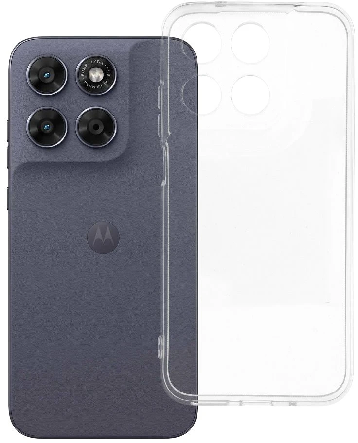 Oem Originalus „Motorola G67 / G77“ dėklas, skaidrus (2 mm), (apsauginis fotoaparatas), permatomas.