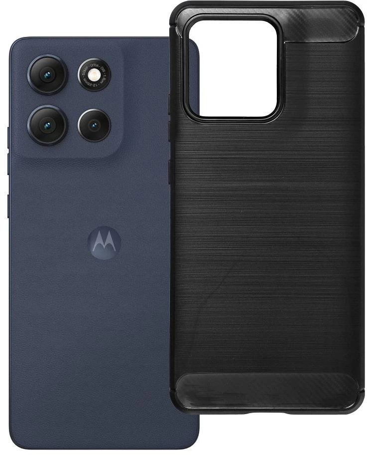Dėklas Oem Case for Motorola G86 5G Carbon 2.0 juodas