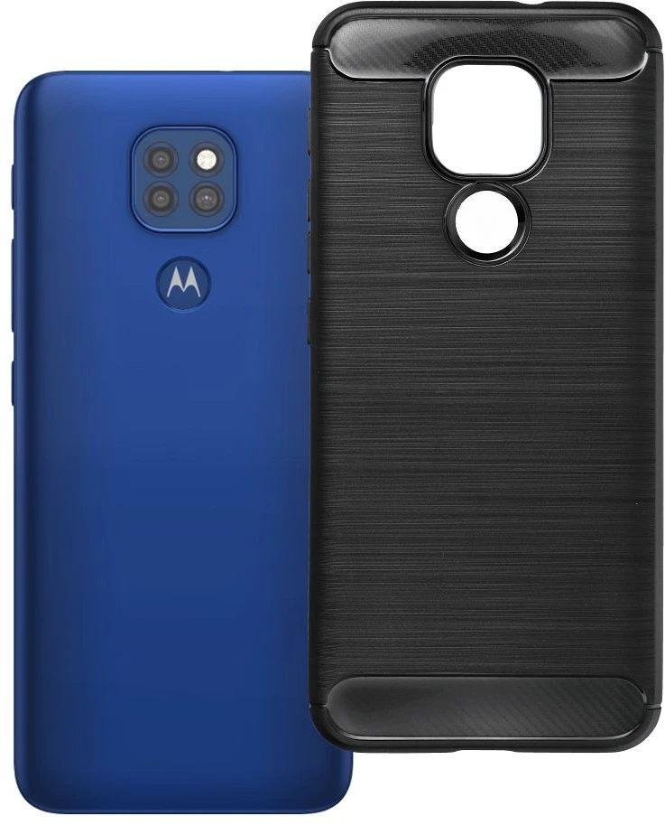 Dėklas Oem Case for Motorola Moto G9 PLAY / E7 PLUS Carbon 2.0 juodas