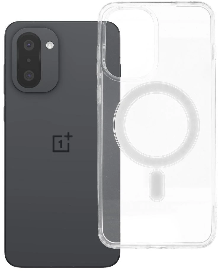 Oem dėklas, skirtas „OnePlus 15R“ Clear Mag Cover (MID), suderinamas su MagSafe, permatomas