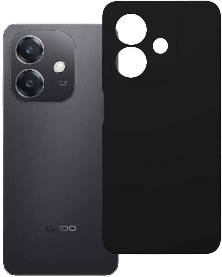 Dėklas Oem Case for Oppo A40 Silicone 2mm (camera protection) juodas