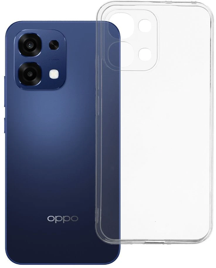 Oem Originalus Oppo A6 PRO 5G dėklas, skaidrus (2 mm), skirtas fotoaparatui