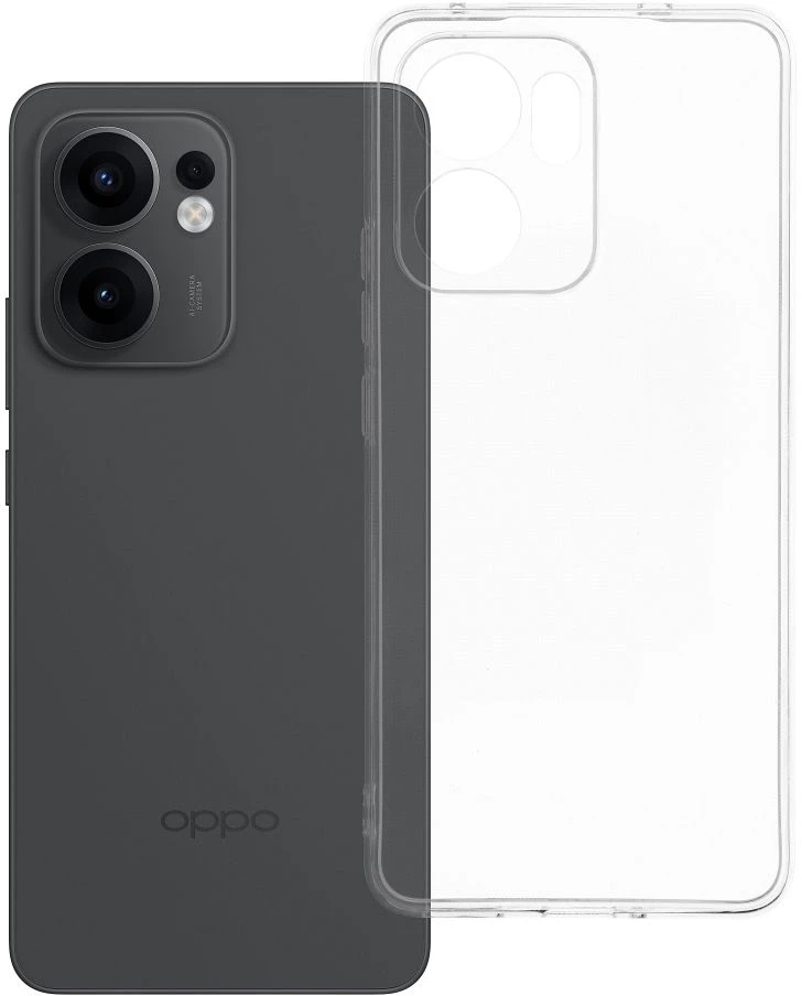 Oem Skaidrus dėklas 2 mm skirtas Oppo Reno 13 FS 5G (su kameros apsauga) skaidrus