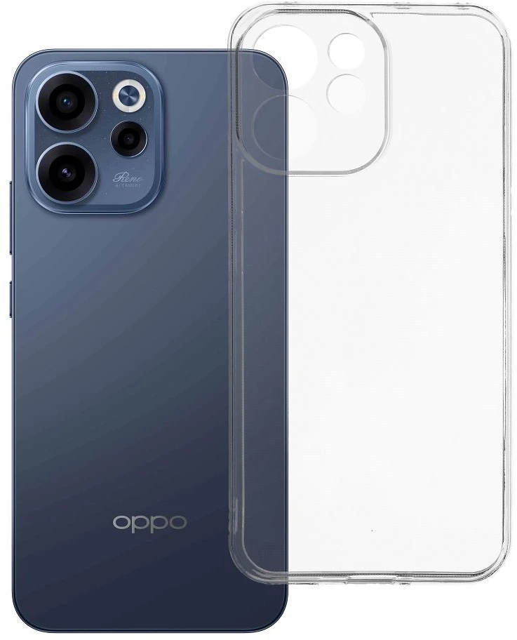 Oem Originalus Oppo Reno 15F 5G / 15 FS dėklas, skaidrus 2 mm (apsauginis fotoaparatas), permatomas