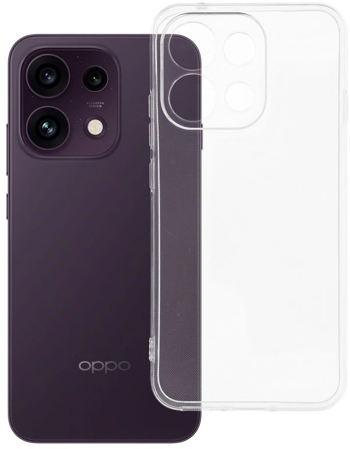 Oem „Oppo Reno 16 F 5G / 16 FS 5G“ apsauginis dėklas, skaidrus, 2 mm (kameros apsauga)
