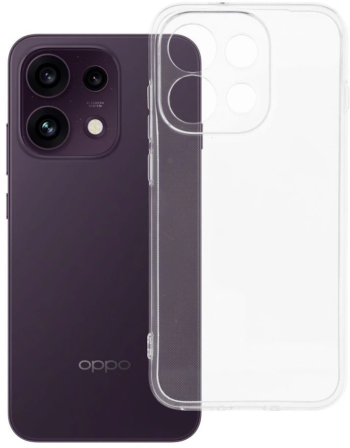 Oem dėklas, skirtas Oppo Reno 16 PRO 5G, skaidrus dėklas 2 mm (kameros apsauga), permatomas
