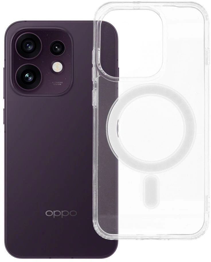 Oem dėklas, skirtas Oppo Reno 16 PRO 5G Clear Mag Cover (MID) skaidrus