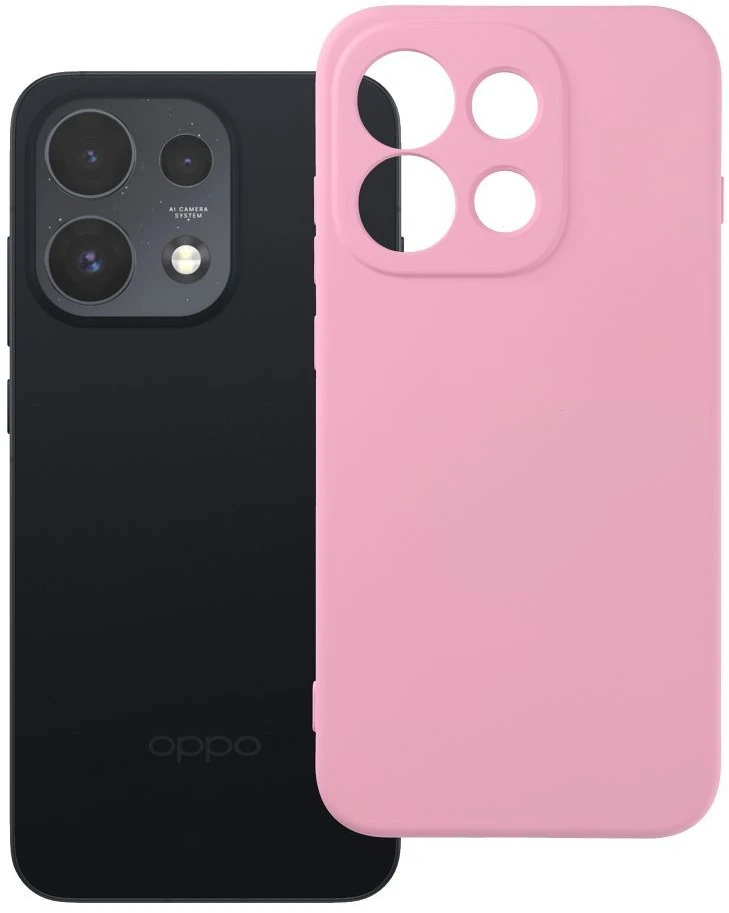 Dėklas Oem Case for Oppo Reno 16 Pro 5G Silicone powder pink