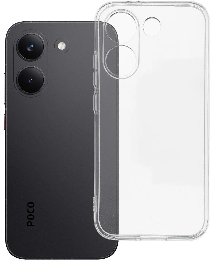 Dėklas Oem Case for Poco X8 Pro 5G Clear Case 2 mm (camera protection) transparent