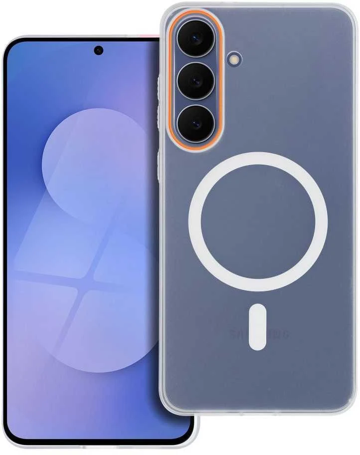 Oem Originalus „Motorola G86 Go“ dėklas, oranžinis, suderinamas su „MagSafe“ ir permatomas.
