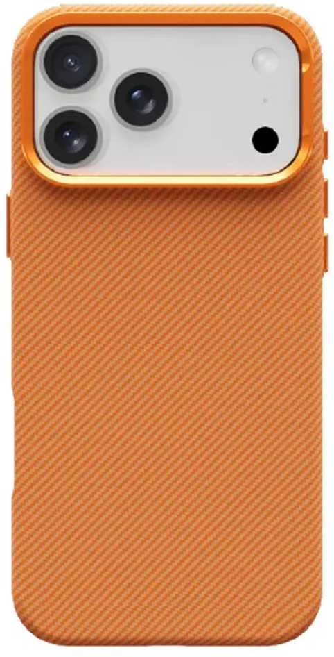 Oem Originalus „iPhone 17 Pro / 18 Pro“ dėklas (žemas kameros kraštas), „K-Look“, suderinamas su „MagSafe“, oranžinis