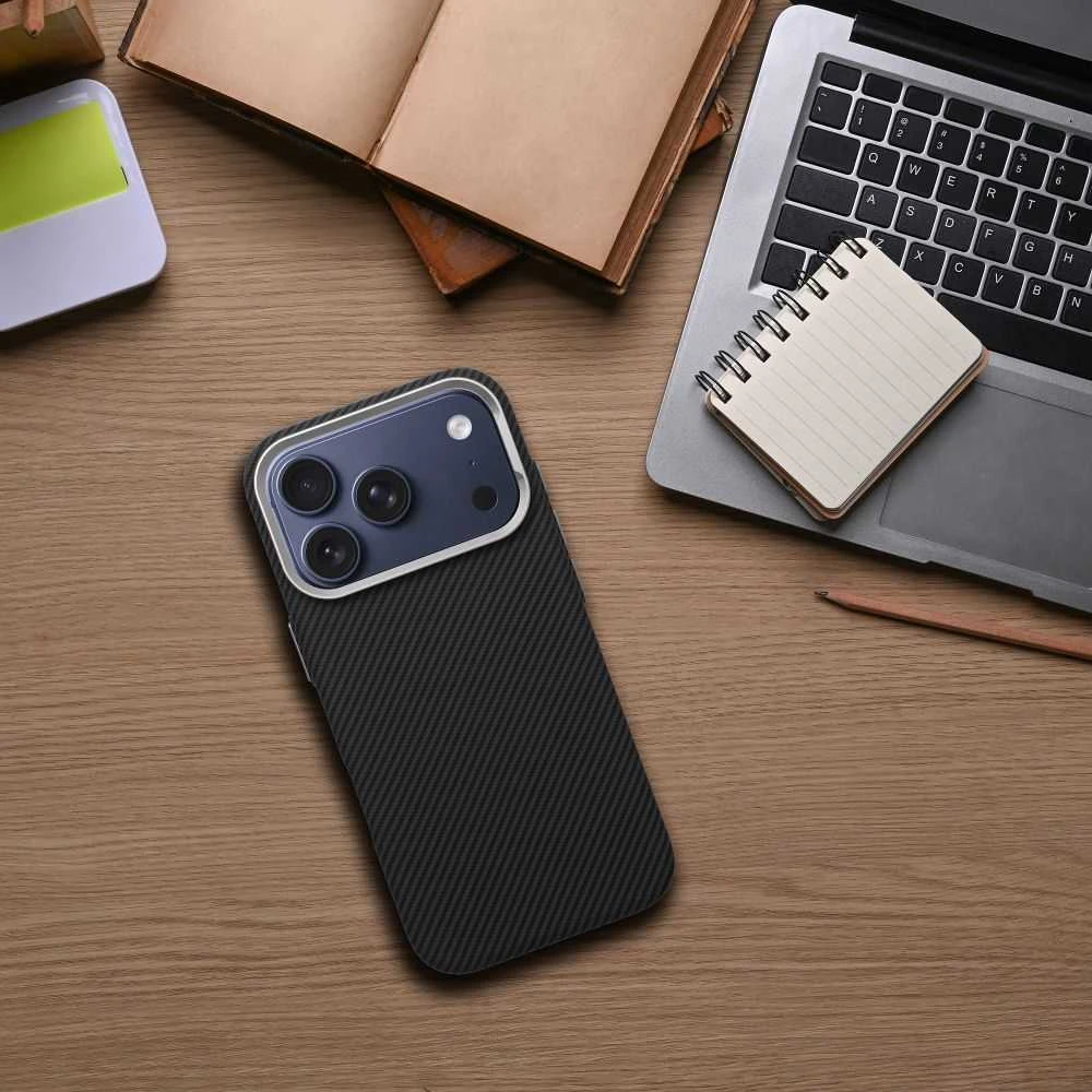 Oem Originalus „iPhone 16 PRO“ dėklas, K-Look, suderinamas su „MagSafe“ (juodas)