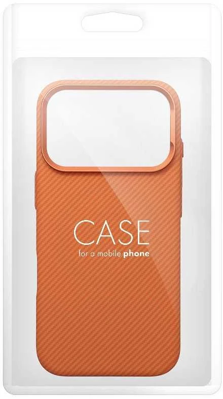 Oem Originalus „iPhone 17 Pro / 18 Pro“ dėklas (žemas kameros kraštas), „K-Look“, suderinamas su „MagSafe“, oranžinis