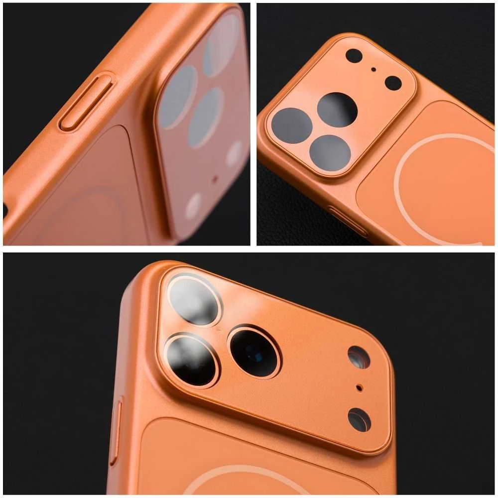 Oem Originalus „iPhone 13 PRO MAX Make 17“ dėklas, suderinamas su „MagSafe“ oranžinis